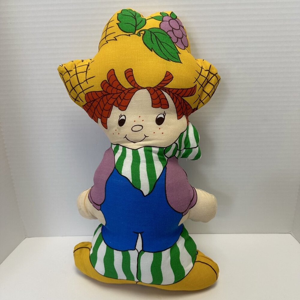 Vintage Strawberry Shortcake's Huckleberry Pie Stuffed Homemade Rag Doll